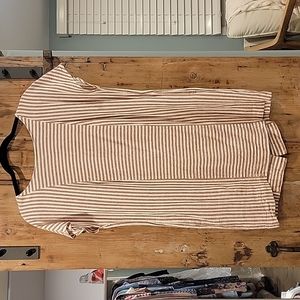 Madewell Play button back linen dress